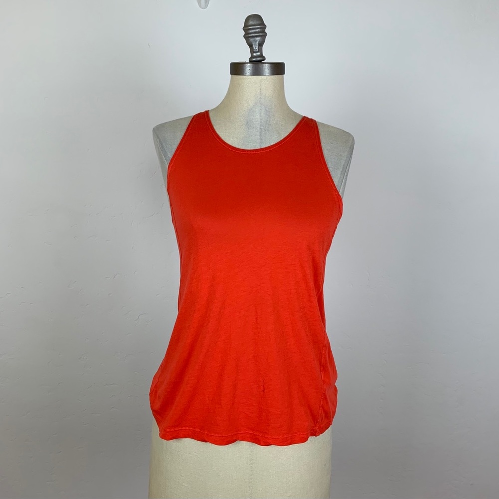 Frame Denim Red Tank Shirt